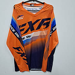 Джерсі для мото крос Ендуро FXR Жовто-синій розмір XXXL
