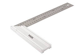 Кутник Mastertool 300 мм алюміній + нержавеющаяя сталь