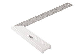 Кутник Mastertool 350 мм алюміній + нержавеющаяя сталь