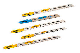 Полотно пильне для лобзика Mastertool набір дерево-пластик-метал (5 шт.)