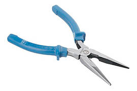 Щипці подовжені прямі Intertool 180 мм American type