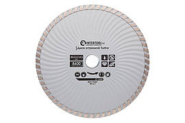 Диск алмазний Intertool 180 мм турбоволна