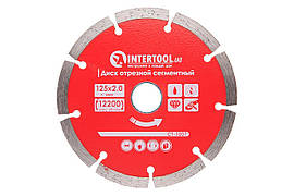 Диск алмазний Intertool 125 мм сегмент Pro