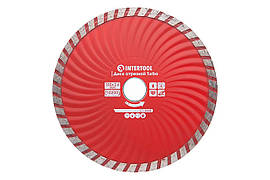 Диск алмазний Intertool 150 мм турбоволна Pro