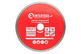 Диск алмазний Intertool 150 мм плитка Pro