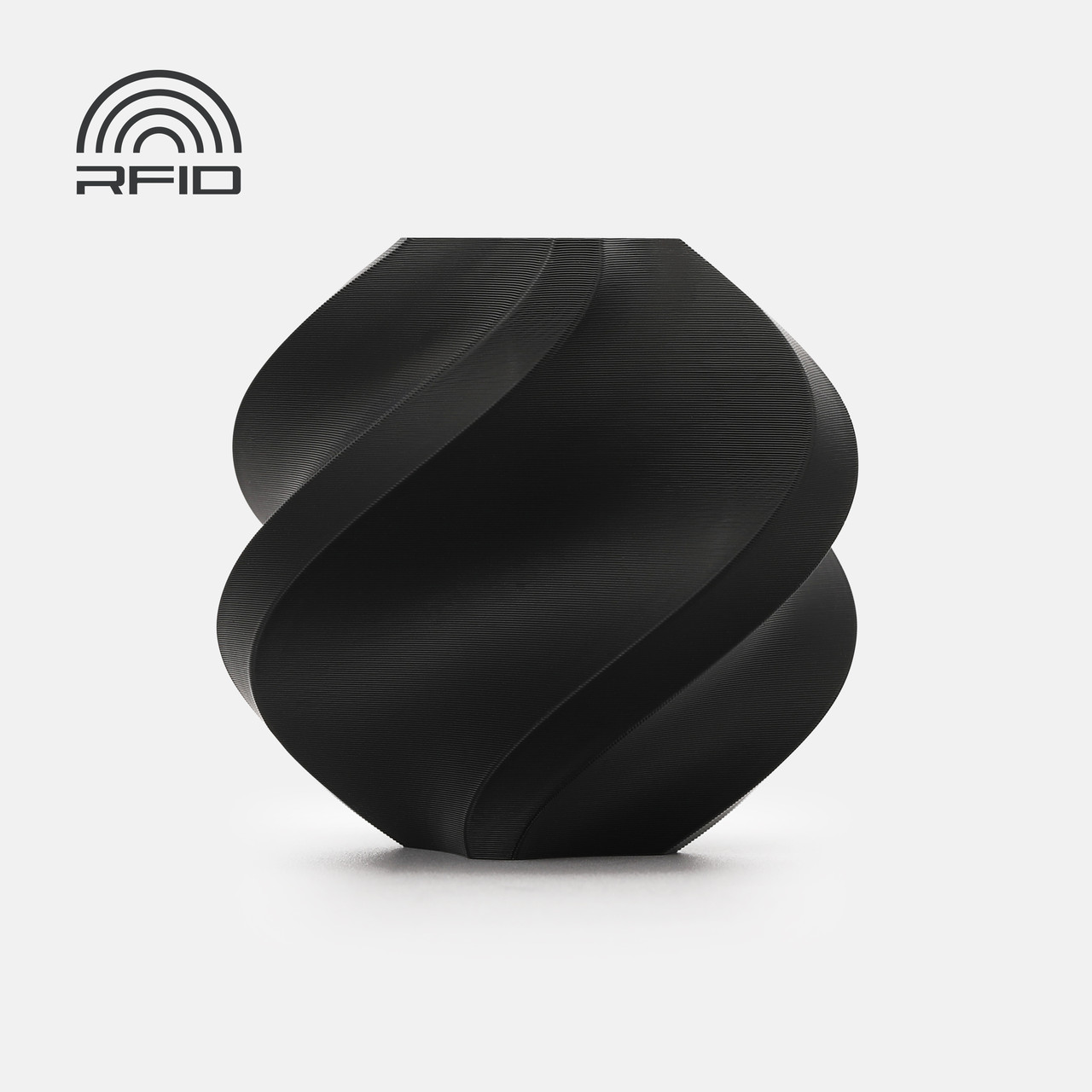 Пластик Bambu Lab PLA Tough+ Black (12104), з котушкою, фото 1