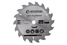 Диск пильний Intertool 185 х 18T х 20 мм