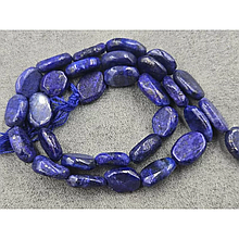 Намистини Лазурит тонований ~7*10мм