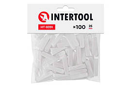 Клини для плитки Intertool 25 мм (100 шт.)