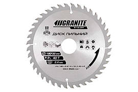 Диск пильний Granite 180 x 40T x 32 мм (32-30)