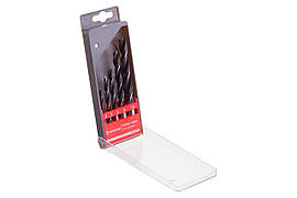 Набір свердел по дереву Intertool 5 шт. (4 5 6 8 10 мм)