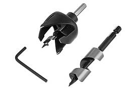 Набір свердел по дереву для установки замків Intertool 2 од.