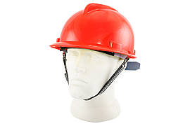 Каска будівельна Mastertool червона