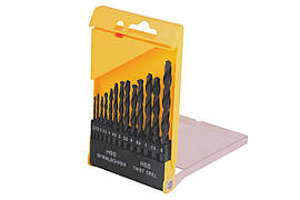 Набір свердел по металу Mastertool 13 шт. (2-8 мм) чорний