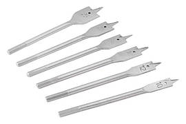 Набір свердел по дереву пір'яних Mastertool 6 шт. (10 12 16 18 20 25 мм)