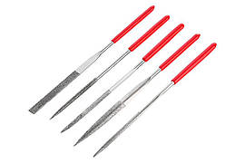 Набір алмазних надфілів Intertool 5 шт.