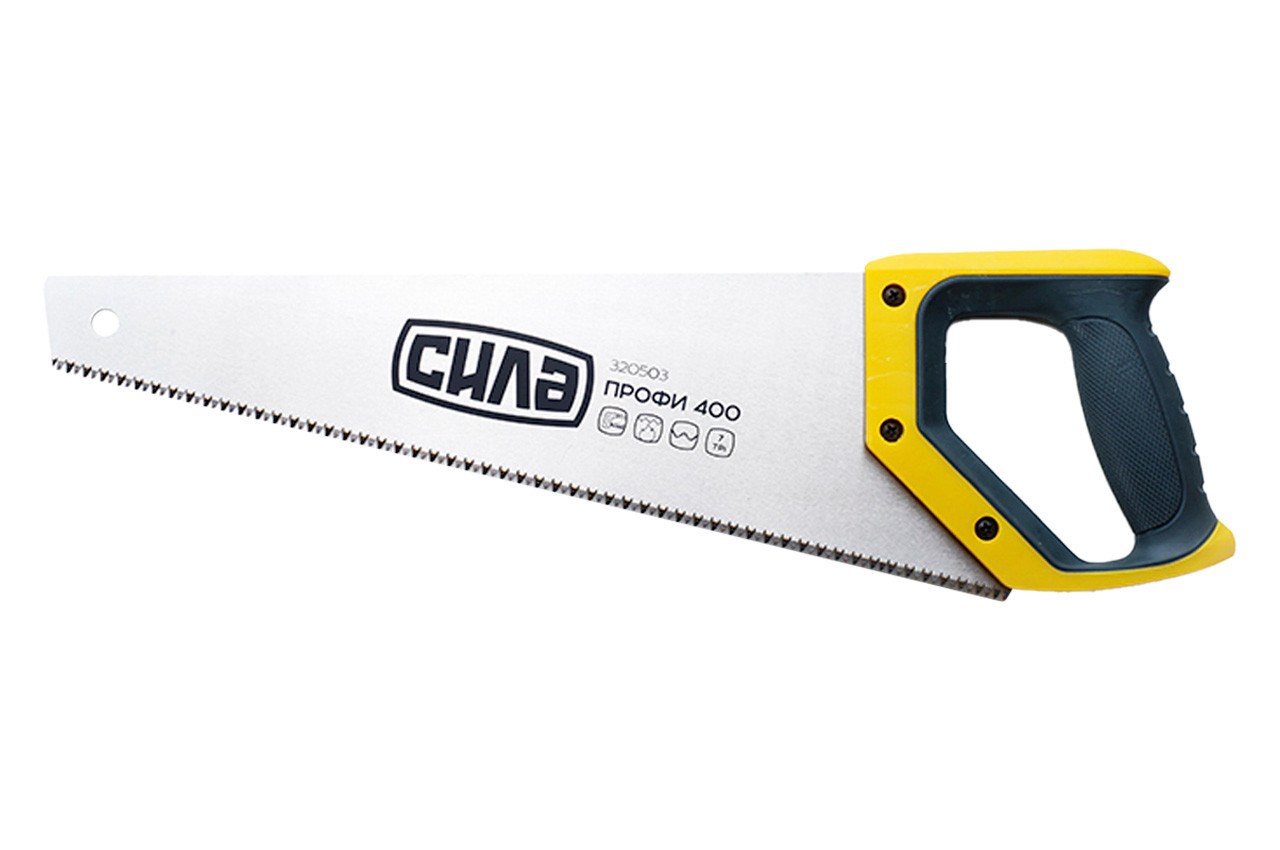 Ножівка по дереву Сила 500 мм x 7T x 1" x 3D