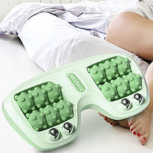 Роликовий масажер для ніг 2 в 1 Cat Claw Style Foot Massager для спа-масажу та фізіотерапії Зелений