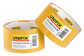 Скотч двосторонній Unifix 50 мм x 5 м поліпропілен