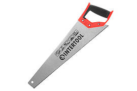 Ножівка по дереву Intertool 450 мм 7T х 1"