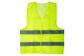 Жилет світловідбиваючий Intertool XL x 100 г/м² зелений