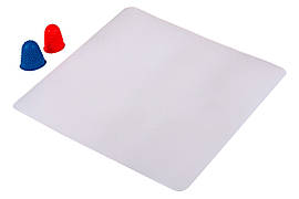 Килимок для пістолета клейового Mastertool 200 x 200 мм + 2 наперстка