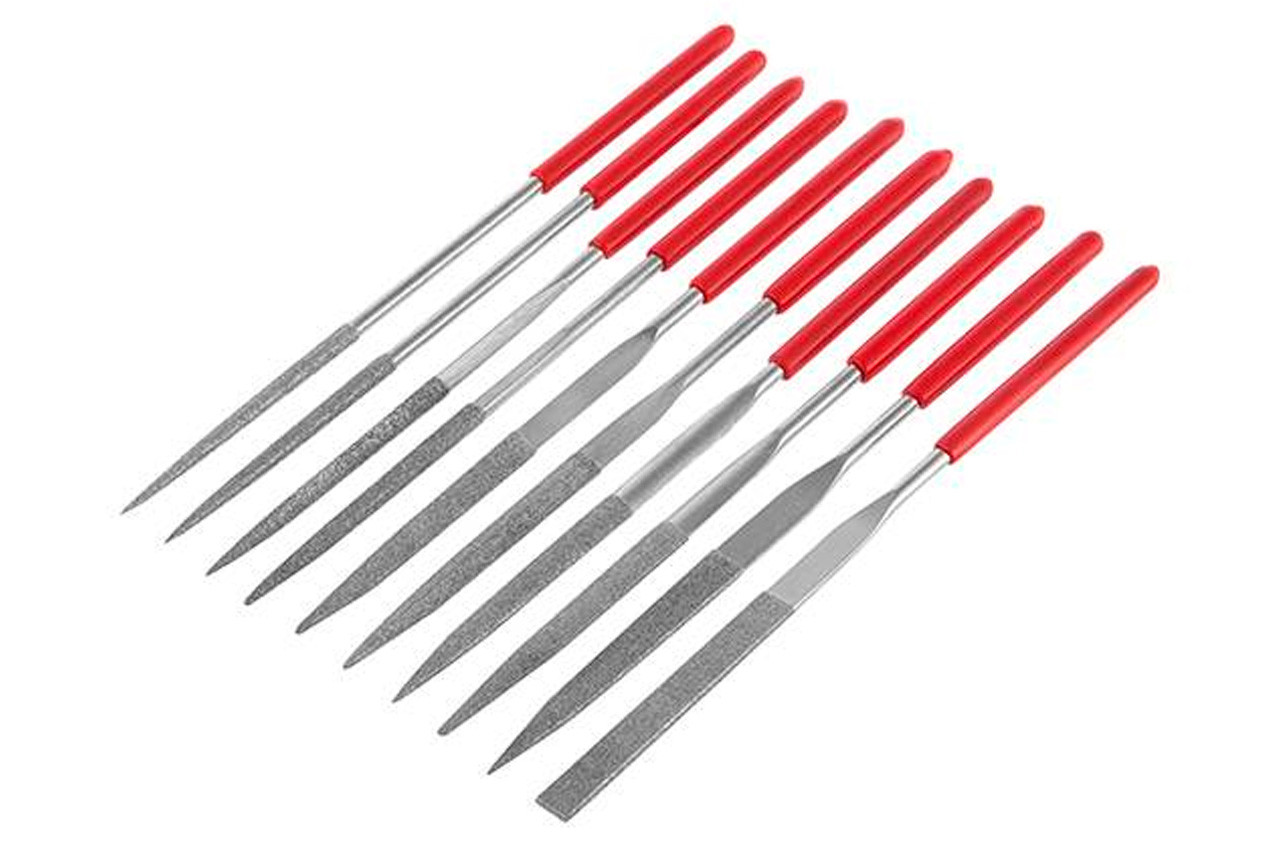 Набір надфілів Intertool 140мм алмазні (10шт), фото 1