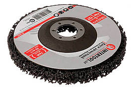 Диск зачистной спінений Intertool 125 x 13 мм x P46 чорний