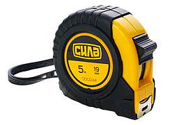Рулетка Сила 5 м x 19 мм обгумована