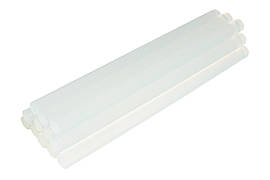 Клейові стрижні Mastertool 11.2 x 200 мм прозорі (12 шт.)