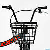 Складаний велосипед Corso 24" Advance AD-24715 з кошиком, сталева рама 14", одношвидкісний, фото 5