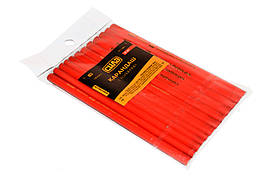 Олівець Сила столярний 175 мм (12 шт.) Червоний