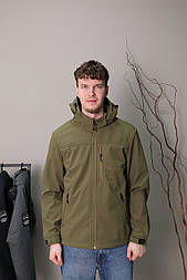 Стильна чоловіча вітровка в кольорі хакі