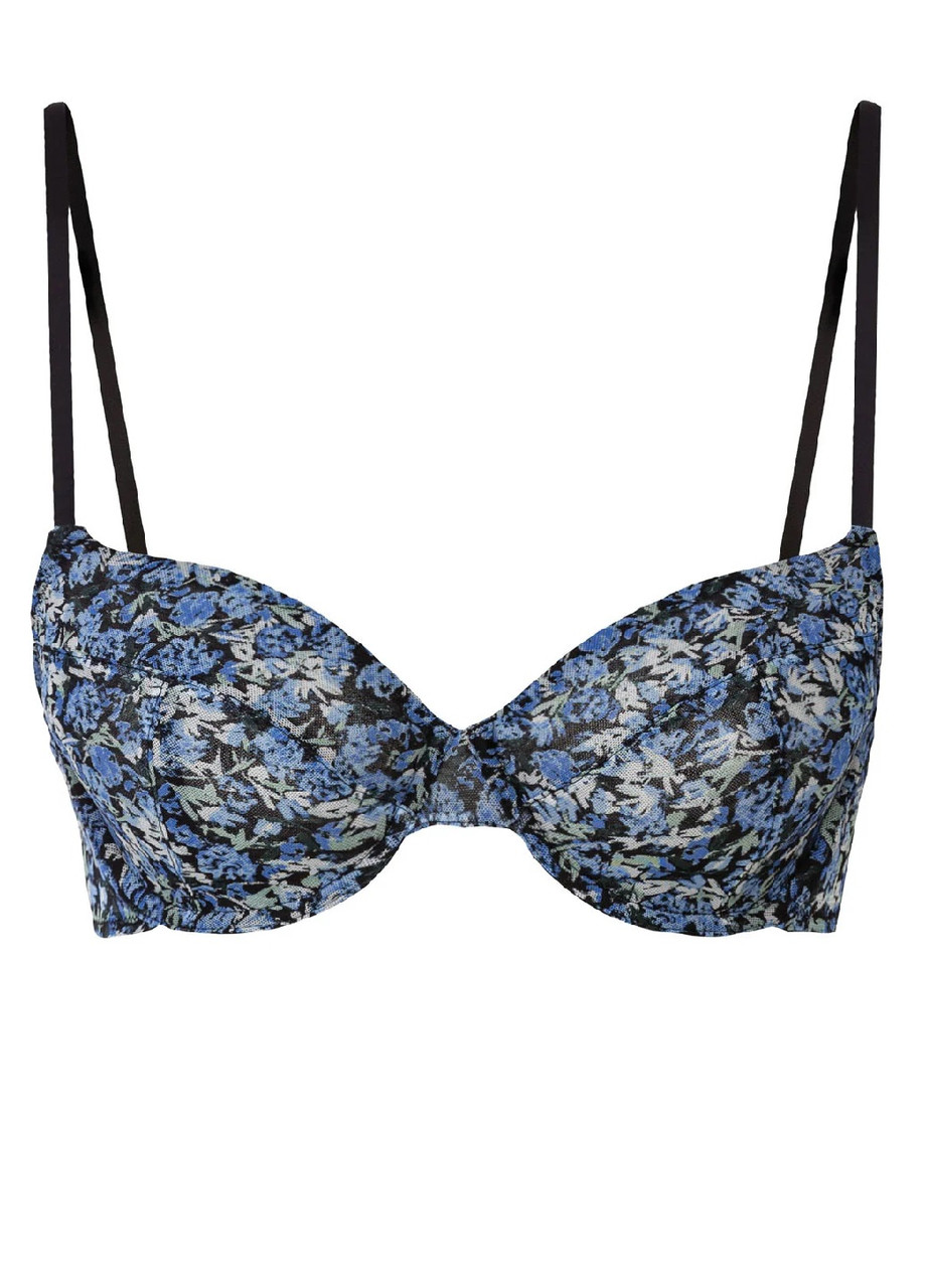 Бюсгалтер мереживний 75B синій