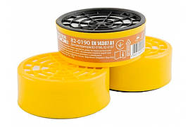 Фільтр для респіратора Mastertool EN 14387 A1 протигазовий (6шт)