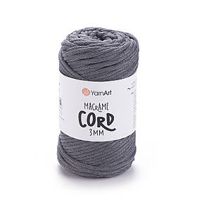 Пряжа YarnArt Macrame Cord 3 MM №774 (Бавовняна та поліестерна пряжа Ярнарт Макраме Корд 3 мм, нитки для в'язання)