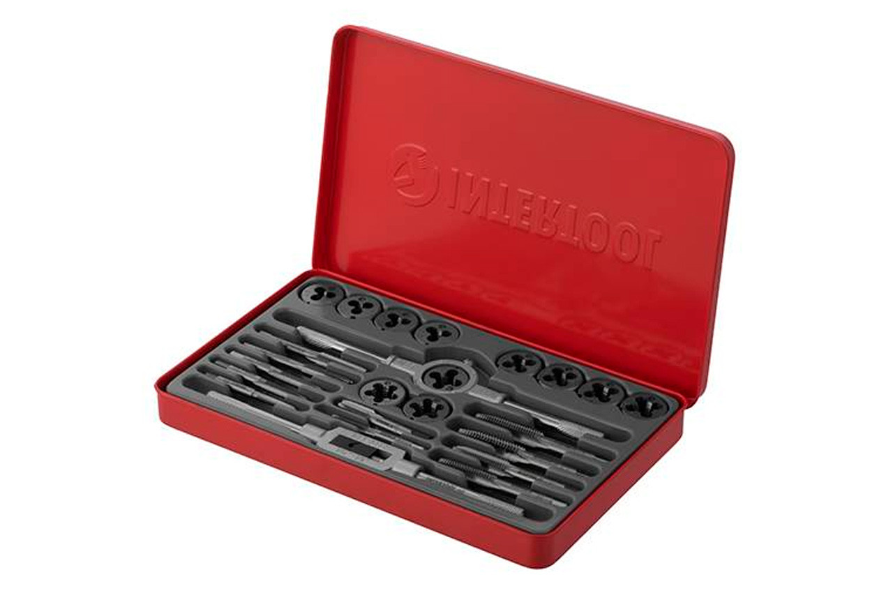 Набір мітчиків та плашок Intertool M5 x 6 x 8 x 10 x 12 x 1/8" (24од)