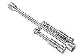 Ключ балонний хрестовий розкладний Intertool 17 x 19 x 21 x 23мм