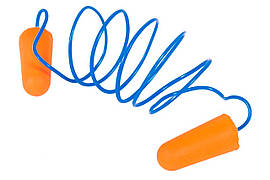 Беруші Mastertool 12 x 27 мм x 33дБ на шнурку