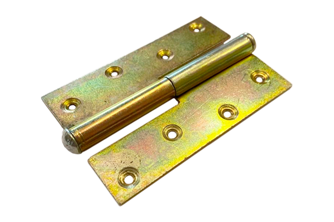 Петля дверна KS-UKR (цинк) 130 мм ліва