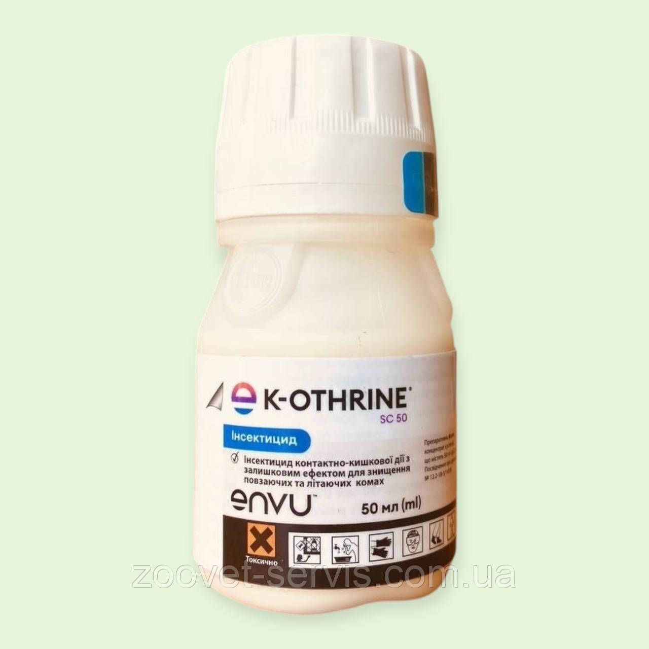 K-OTHRINE К-Отрин SC50 50 мл Bayer інсектицид від тарганів, клопів, бліх, мух, комарів, фото 1