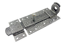 Засув дверний KS-UKR плоский під замок 80х205 (Сірий антик)