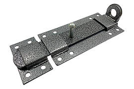 Засув дверний KS-UKR плоский під замок 90х240 (сірий антик)