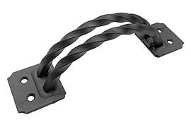 Ручка дверна KS-UKR дугоподібна подвійний кручений квадрат 50х210 (Оксамит )