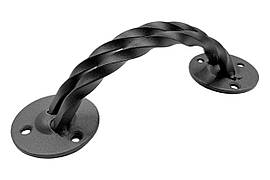 Ручка дверна KS-UKR дугоподібна подвійний кручений квадрат 60х205 (Оксамит )