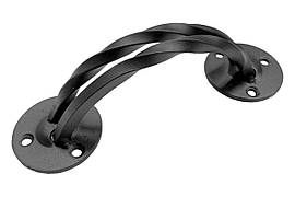 Ручка дверна KS-UKR дугоподібна подвійний кручений квадрат 60х205 (Оксамит )