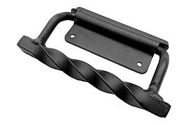 Ручка дверна KS-UKR D-подібна квадрат кручений 50х105 (Оксамит )