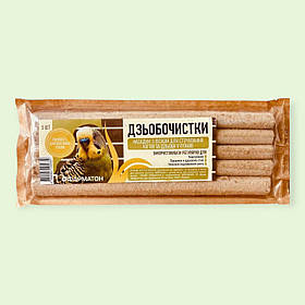 Дзьобочистка мінеральна насадка на жердинку для сточування пазурів і дзьоба птахів, 5 шт