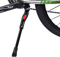 Алюминиевая велоподножка для велосипеда, Подножка велосипедная с регулировкой длины и центральным крепежом