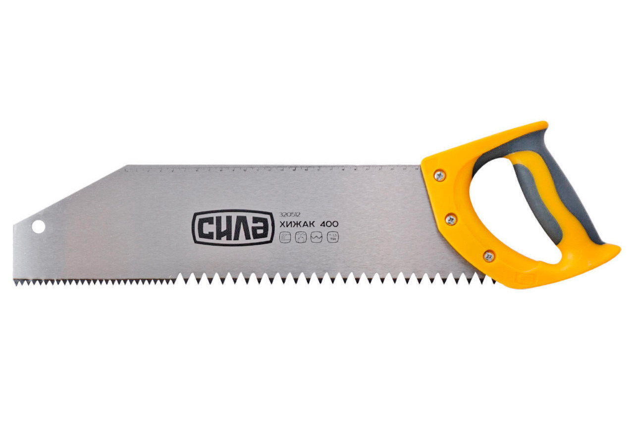 Ножівка по мокрому дереву Сила 400 мм x 7 + 2.5T x 2D хижак